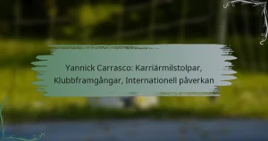 Yannick Carrasco: Karriärmilstolpar, Klubbframgångar, Internationell påverkan